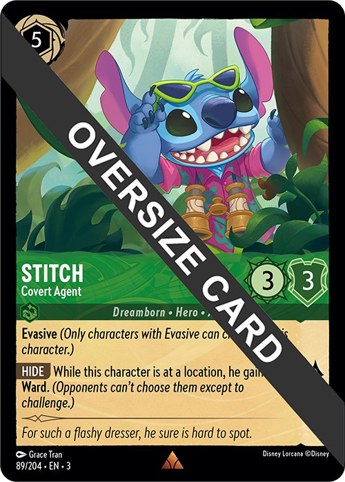 Stitch - Covert Agent (Oversized) (89//204) [Into the Inklands]