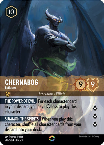Chernabog - Evildoer (Alternate Art) (205/204) [Into the Inklands]