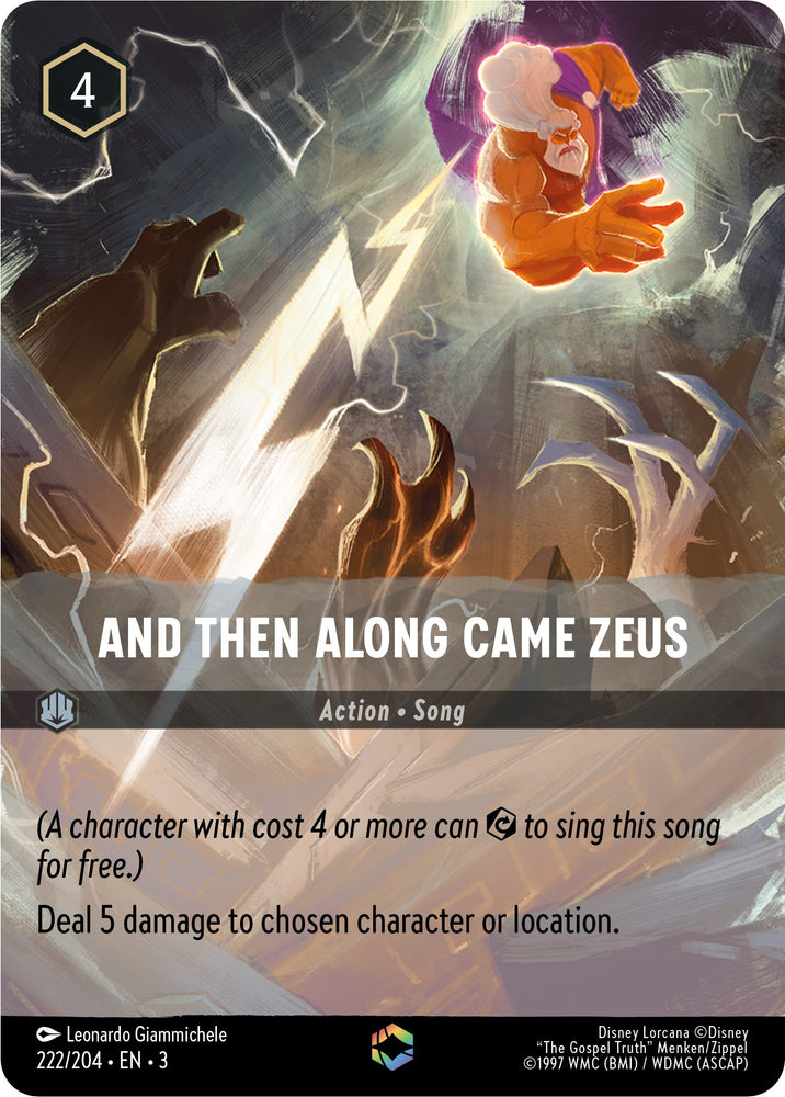 And Then Along Came Zeus (Alternate Art) (222/204) [Into the Inklands]