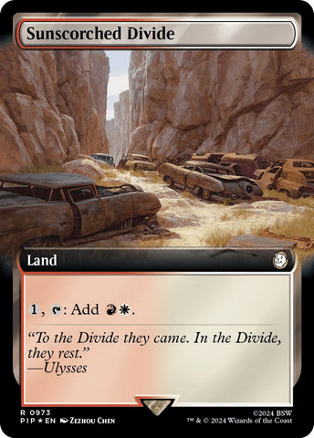 Sunscorched Divide (Extended Art) (Surge Foil)
