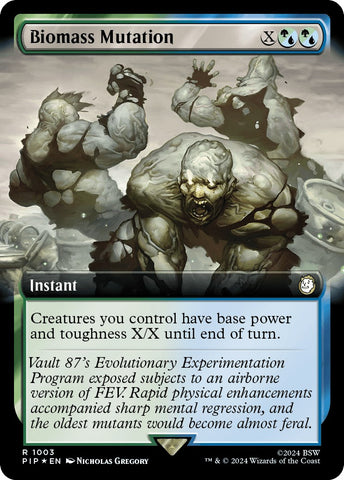 Biomass Mutation (Extended Art) (Surge Foil)