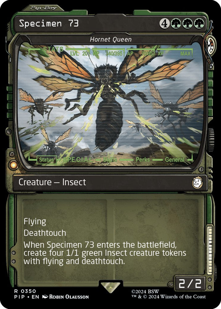Specimen 73 - Hornet Queen (Showcase)