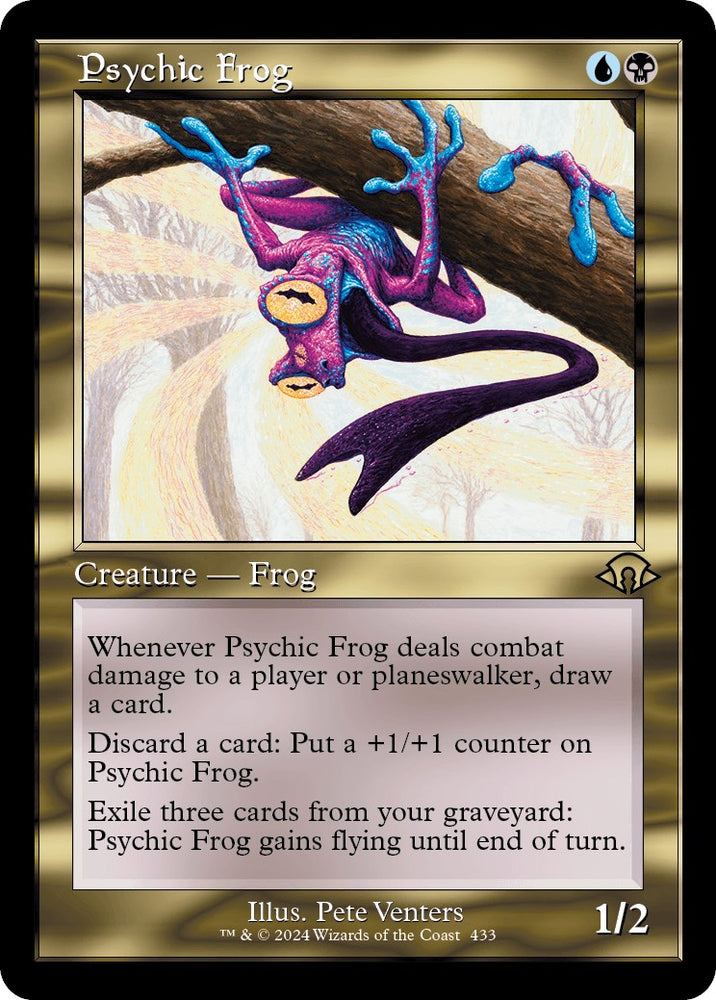 Psychic Frog (Retro Frame)