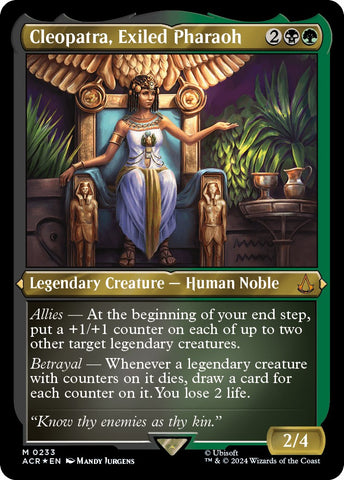 Cleopatra, Exiled Pharaoh (Foil Etched)