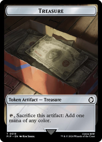 Treasure (0019) // Robot Double-Sided Token