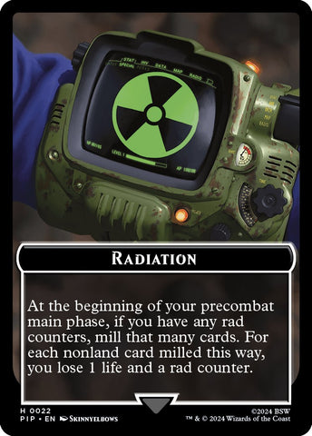 Radiation // Soldier (0010) Double-Sided Token