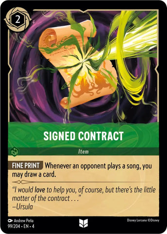 Signed Contract (99/204) [Ursula's Return]