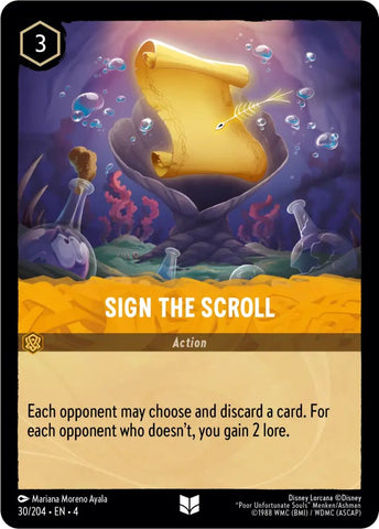 Sign the Scroll (30/204) [Ursula's Return]