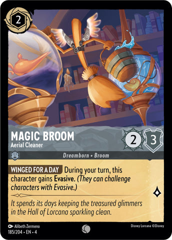 Magic Broom - Aerial Cleaner (185/204) [Ursula's Return]