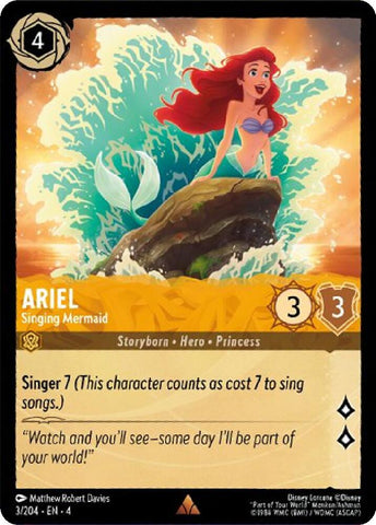 Ariel - Singing Mermaid (3/204) [Ursula's Return]