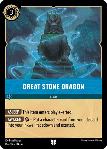 Great Stone Dragon (167/204) [Ursula's Return]