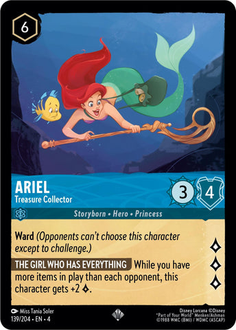 Ariel - Treasure Collector (139/204) [Ursula's Return]