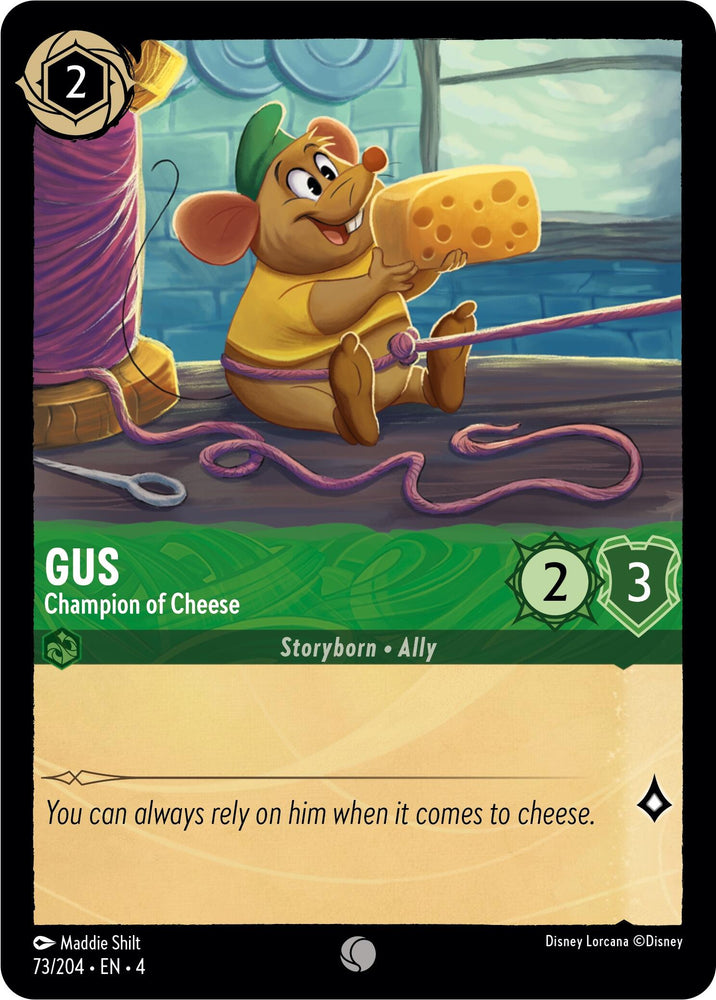 Gus - Champion of Cheese