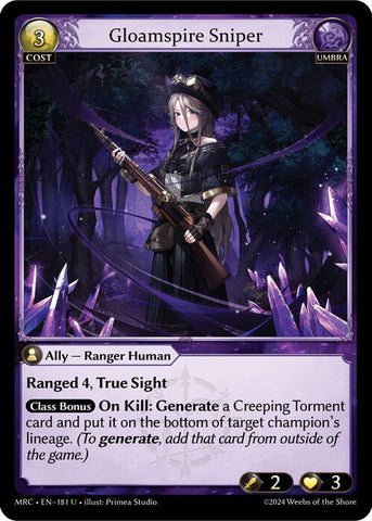 Gloamspire Sniper