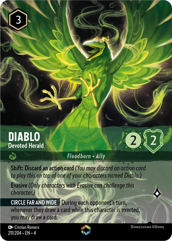 Diablo - Devoted Herald (Enchanted) (211/204) [Ursula's Return]