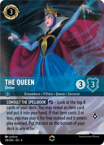 The Queen - Diviner (Enchanted) (218/204) [Ursula's Return]