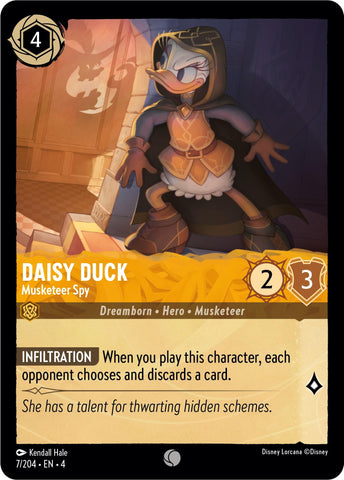 Daisy Duck - Musketeer Spy (7/204) [Ursula's Return]