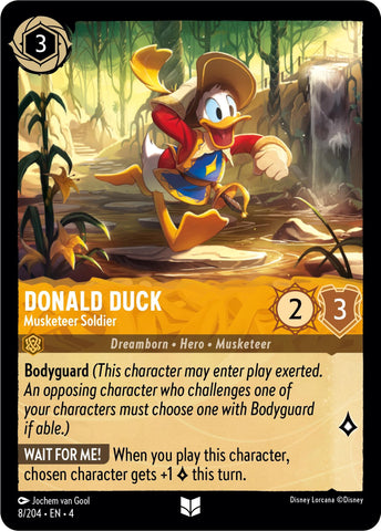 Donald Duck - Musketeer Soldier (8/204) [Ursula's Return]