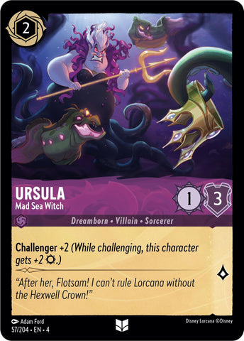 Ursula - Mad Sea Witch (57/204) [Ursula's Return]