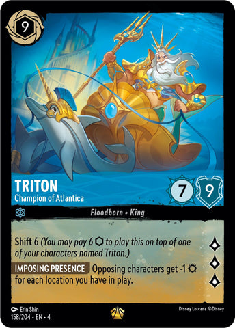 Triton - Champion of Atlantica (158/204) [Ursula's Return]