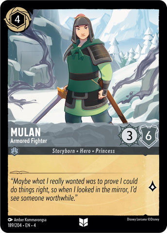 Mulan - Armored Fighter (189/204) [Ursula's Return]