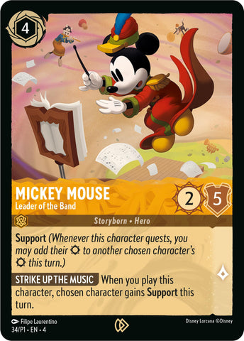 Mickey Mouse - Leader of the Band (34) [Promo Cards]