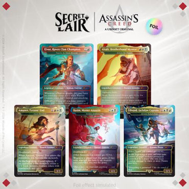 SECRET LAIR: DROP SERIES - SECRET LAIR X ASSASSIN'S CREED: LETHAL LEGENDS (FOIL EDITION)