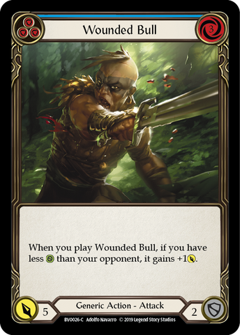 Wounded Bull (Blue) [BVO026-C] Normal