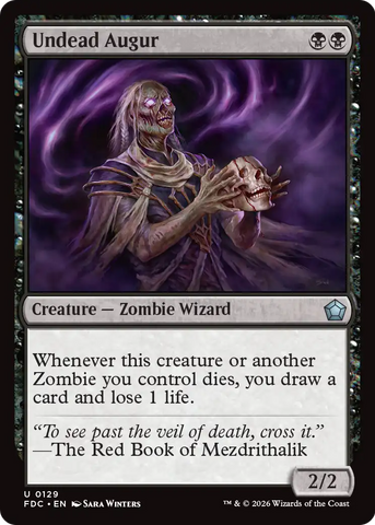 Undead Augur [Foundations Commander]