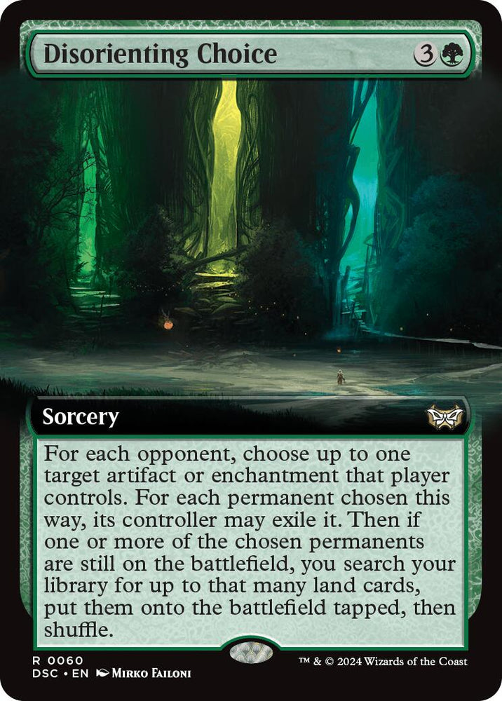 Disorienting Choice (Extended Art)