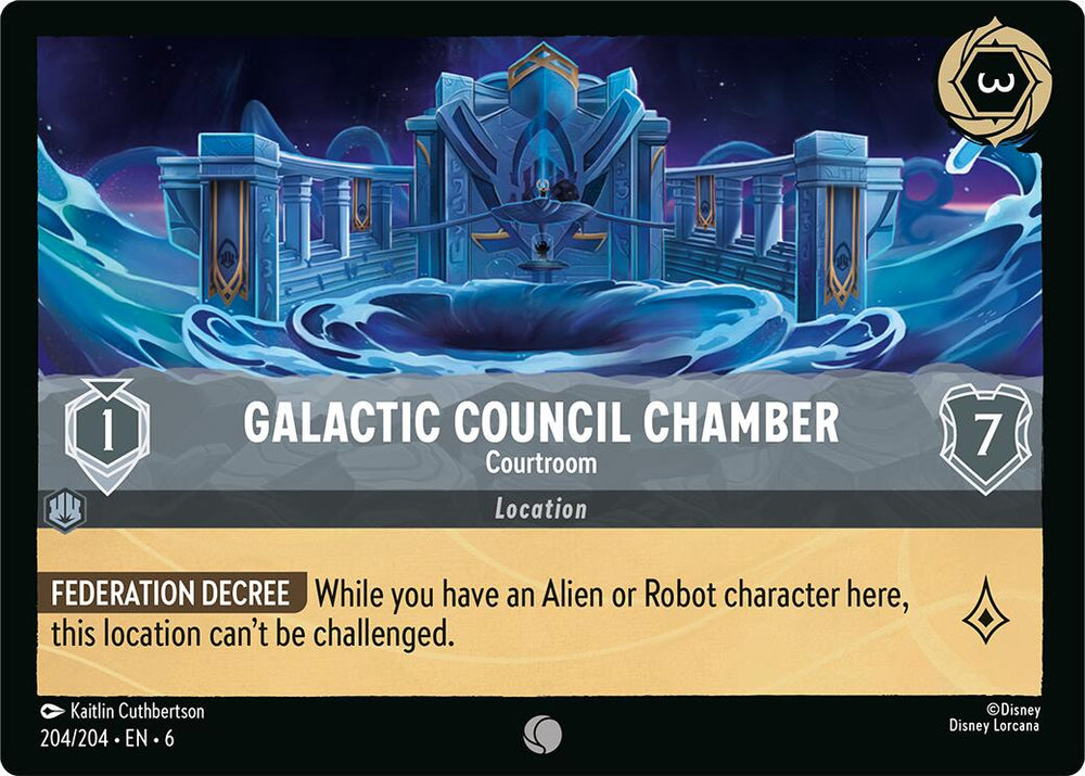 Galactic Council Chamber - Courtroom