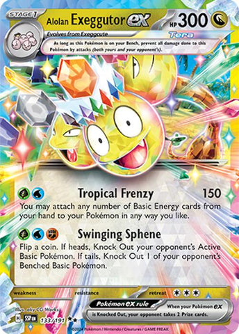 Alolan Exeggutor ex - 133/191