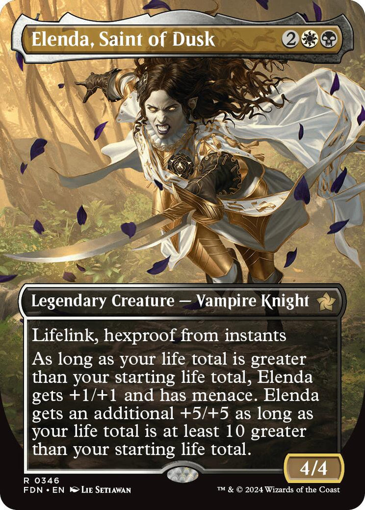 Elenda, Saint of Dusk (Borderless)