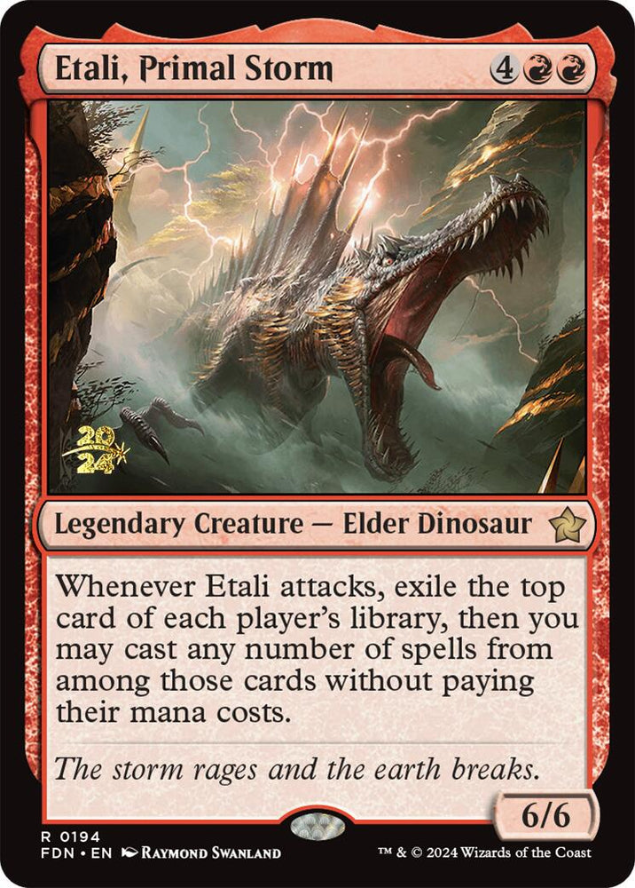 Etali, Primal Storm [Foundations Prerelease Promos]