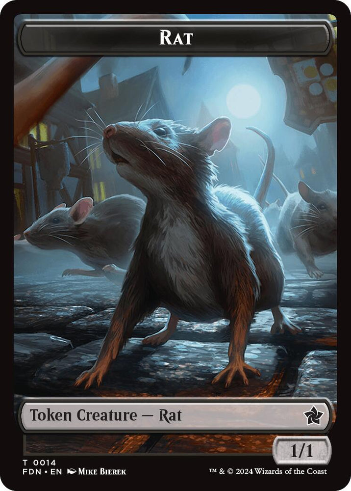Rat (0014) // Zombie Double-Sided Token