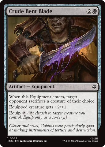 Crude Bent Blade [The Hobbit]