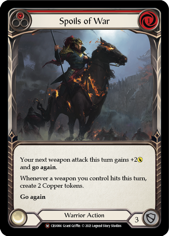 Spoils of War (Rainbow Foil) [CRU084-RF] Unlimited Rainbow Foil