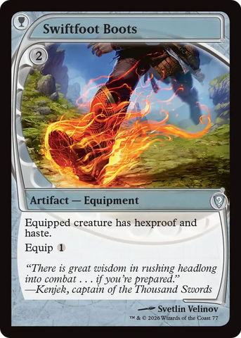 Swiftfoot Boots (Future Sight) [Mystery Booster: Commander Edition]