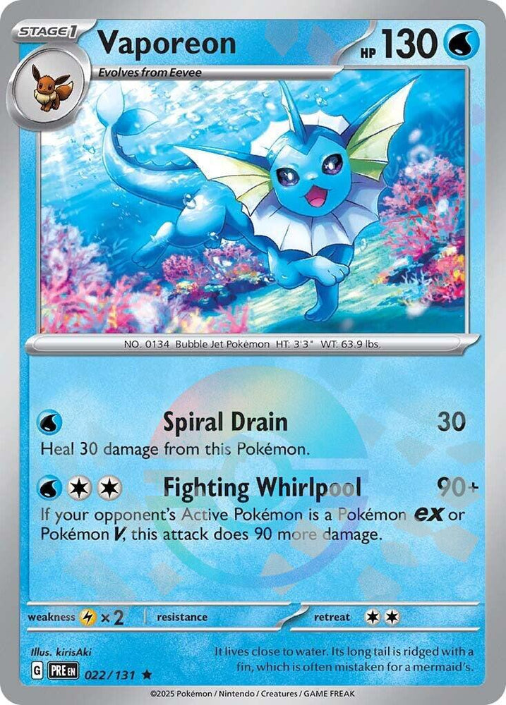 Vaporeon (Poke Ball Pattern)