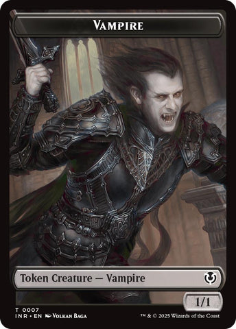Vampire (0007) // Vampire (0008) Double-Sided Token