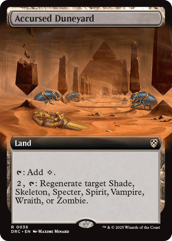 Accursed Duneyard (Extended Art)