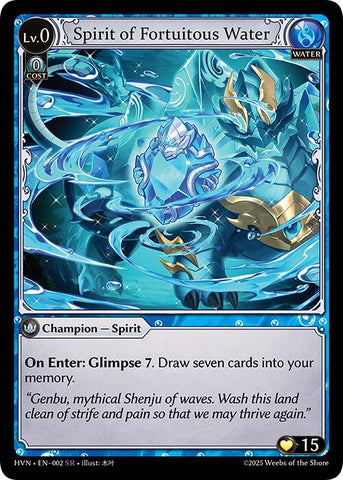 Spirit of Fortuitous Water