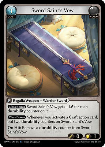 Sword Saint's Vow