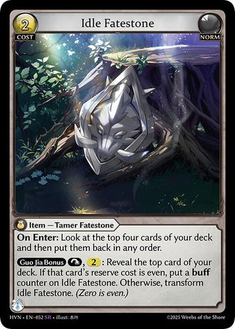 Idle Fatestone // Bolstered Boar
