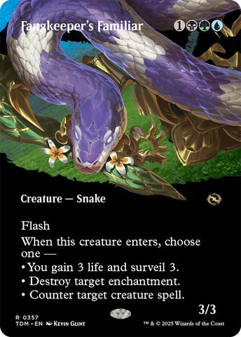 Fangkeeper's Familiar (Borderless)