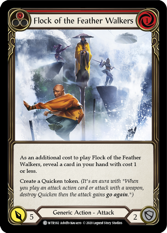 Flock of the Feather Walkers (Red) [WTR182] Unlimited Edition Normal