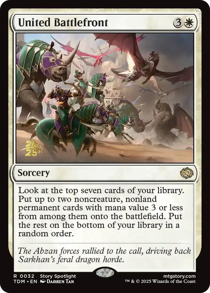 United Battlefront [Tarkir: Dragonstorm Prerelease Cards]