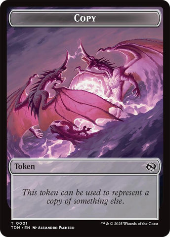 Copy // Dragon (0014) Double-Sided Token