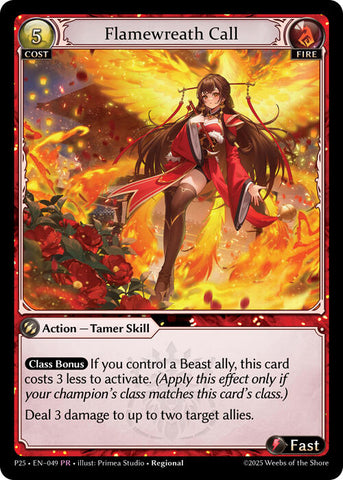 Flamewreath Call (049) [Promotional Cards]