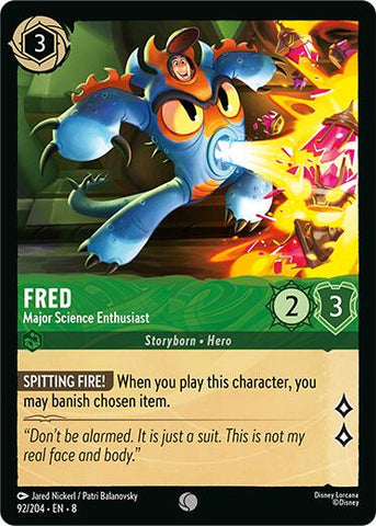 Fred - Major Science Enthusiast